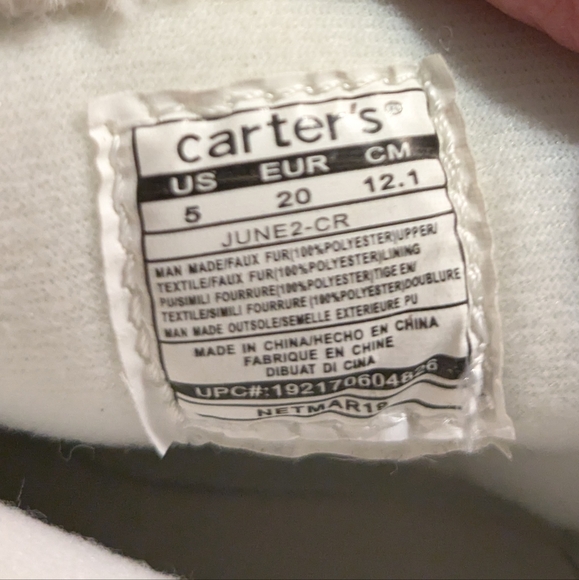 Carter's Boots Size 5 Toddler Boots - Picture 5 of 10